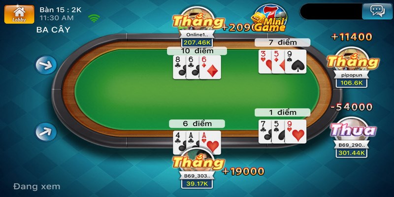 Cách chơi Bài 3 Cây Online Dễ Ăn Thưởng Nhất Cho Anh Em 